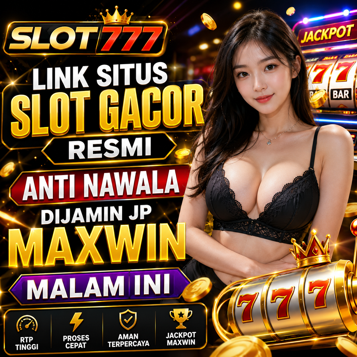 SLOT777 : Link Situs Slot Gacor Resmi Anti Nawala Dijamin JP Maxwin Malam Ini